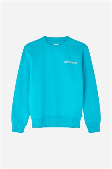 Mads Nørgaard Organic Sweat Solo - Peacock Blue